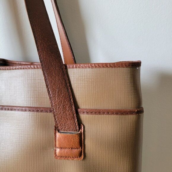 EUC VINTAGE CABIN CREEK LEATHER TOTE LARGE - Picture 8 of 16